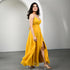 Olivia Yellow Georgette Dress